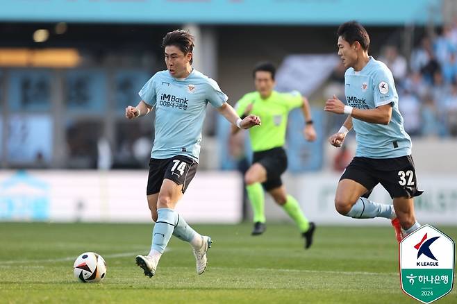 대구FC 잔류에 힘을 보탠 이용래. (한국프로축구연맹 제공)