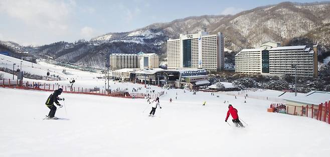 공정위는 2일 공정거래법을 위반한 비발디파크렌탈샵협의회에 시정명령을 부과했다고 밝혔다. 사진은 강원도 홍천 비발디파크 스키장의 모습 ⓒ홍천 비발디파크 제공