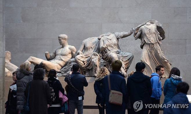 영국박물관 파르테논 마블스 [EPA 연합뉴스 자료사진]