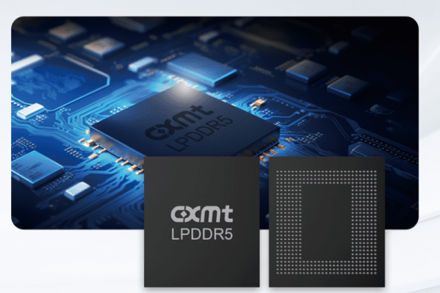 CXMT가 개발한 LPDDR5 제품 이미지(사진=CXMT 홈페이지 갈무리)