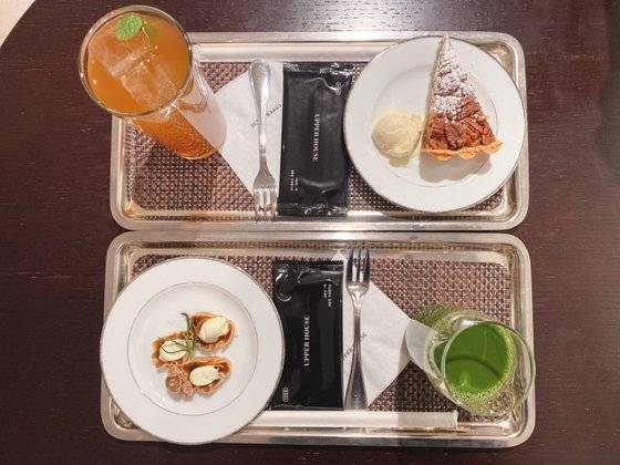 어퍼하우스 라운지에서 제공되는 메뉴. 사진 네이버 블로거 두부