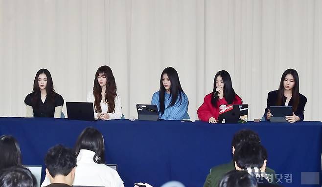 뉴진스 긴급 기자회견 <사진=한국온라인사진기자협회>