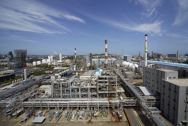 NF3를 생산하는 효성화학 울산 용연공장 전경  [효성 제공]