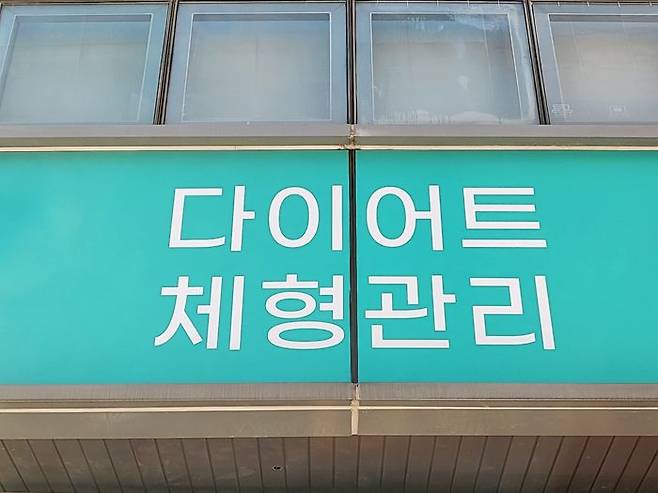 서울 강남구 신사동의 한 병원 외관에는 '다이어트 체형관리'라는 문구가 적혀 있다.ⓒ데일리안 허찬영 기자