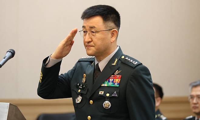 박안수 육군 참모총장. 연합뉴스