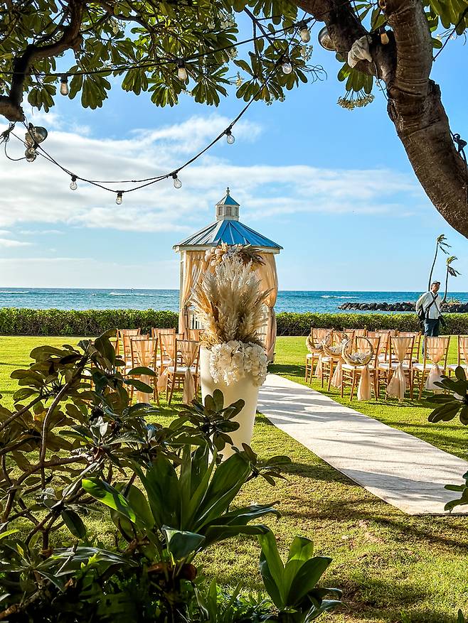 카할라 호텔 웨딩 풍경 / 사진=권효정 여행+ 기자