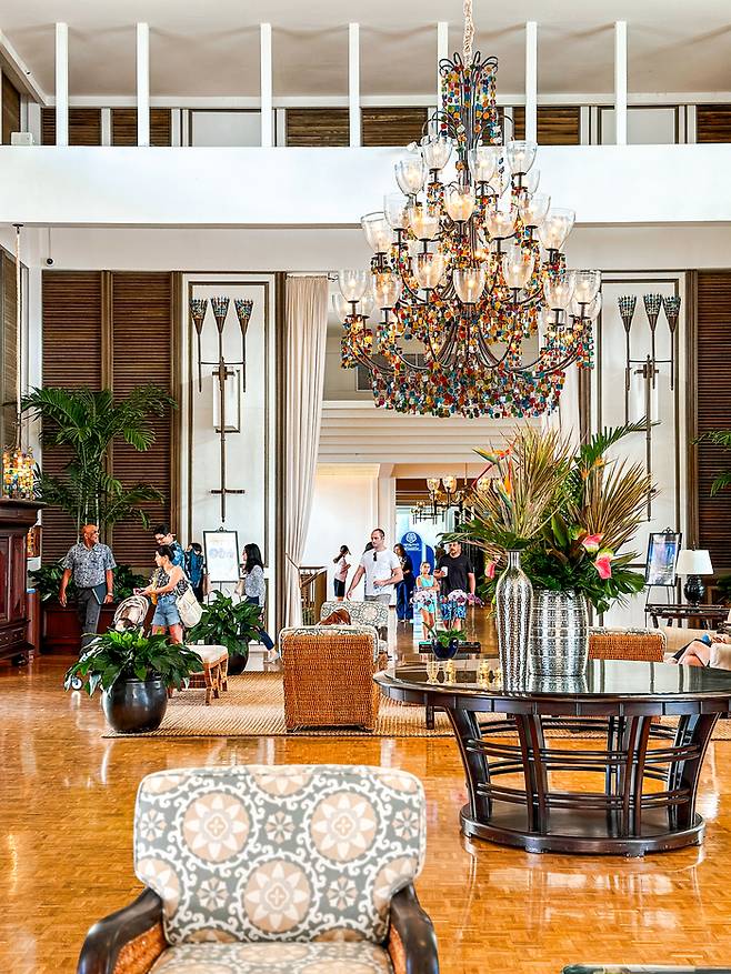 호텔 로비 / 사진=권효정 여행+ 기자