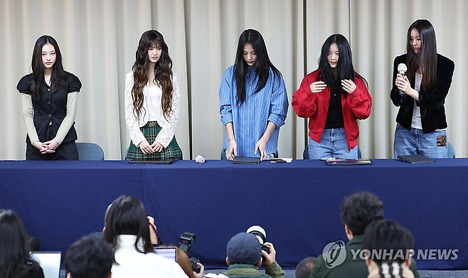 그룹 뉴진스. 연합뉴스