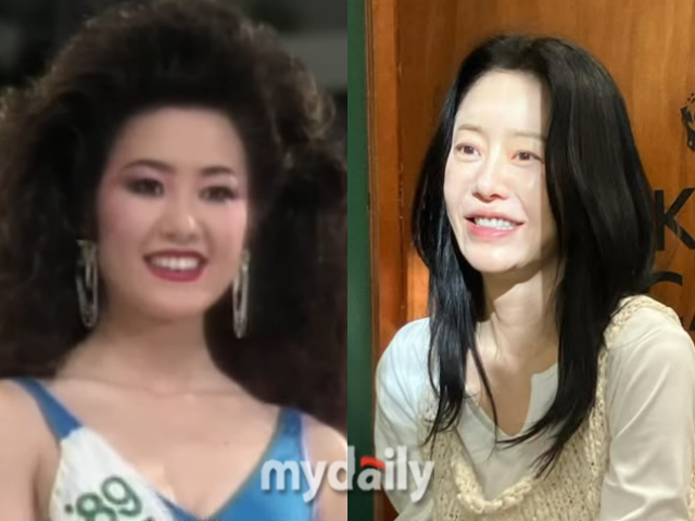 고현정 / 1989년 미스코리아 선발대회 방송 화면, 개인 SNS