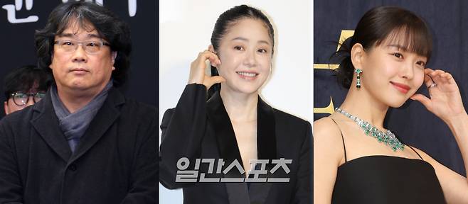 봉준호 감독. 배우 고현정. 배우 고민시.