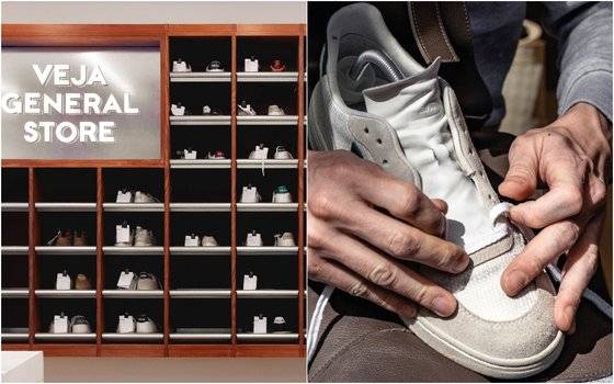 파리 10구 생 마르탕 운하 주변에 위치한 베자 제너럴 스토어. 이곳에서는 신발 수선서비스를 메인으로 가죽 제품 및 수선과 관련된 라이프스타일 제품을 편집숍 개념으로 소개한다. 사진 베자