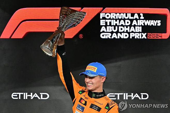 2024 F1 최종전 아부다비 GP에서 우승한 랜도 노리스 [AFP=연합뉴스]