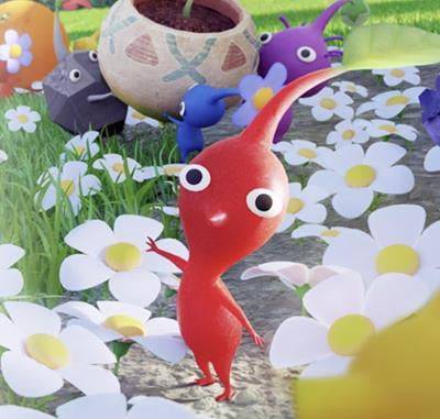 빨강 피크민(피크민 블룸 홈페이지 캡처) / 연합