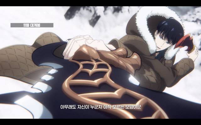 '나 혼자만 레벨업:리어웨이크닝' 스틸컷. 애니플러스 제공