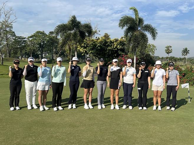 12명의 신예 골퍼들이 12일부터 태국 파타야에서 기량을 다툰다. (MTN 제공)