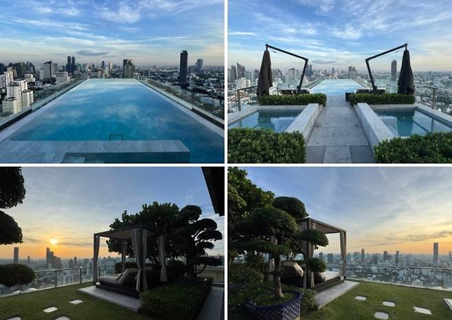 스위트 객실만 이용할 수 있는 루프톱 공간 / 사진=홍지연 여행+ 기자