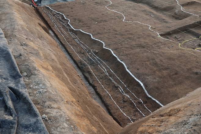 수레바퀴 자국  [국립부여문화유산연구소 제공. 재판매 및 DB 금지]