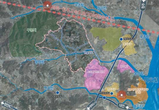 세종 국가산단 위치도. 국토부 제공