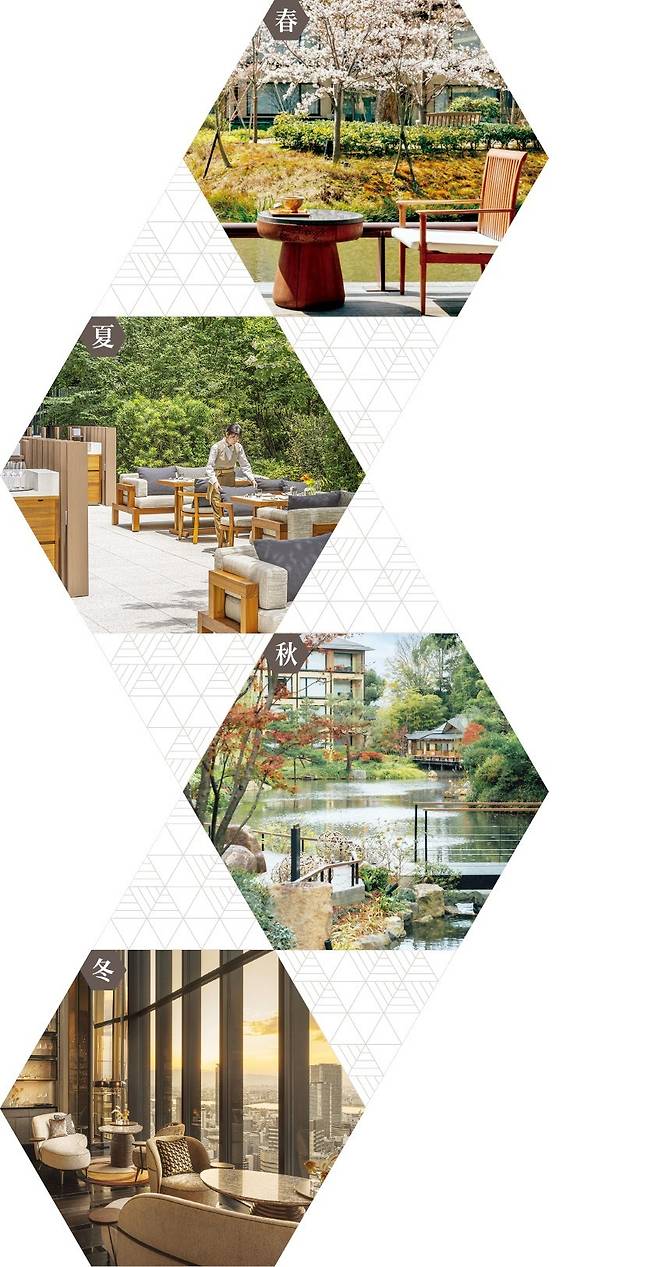 포시즌스 교토의 봄,  포시즌스 오사카의 여름, 포시즌스 교토의 가을, 포시즌스 오사카의 겨울