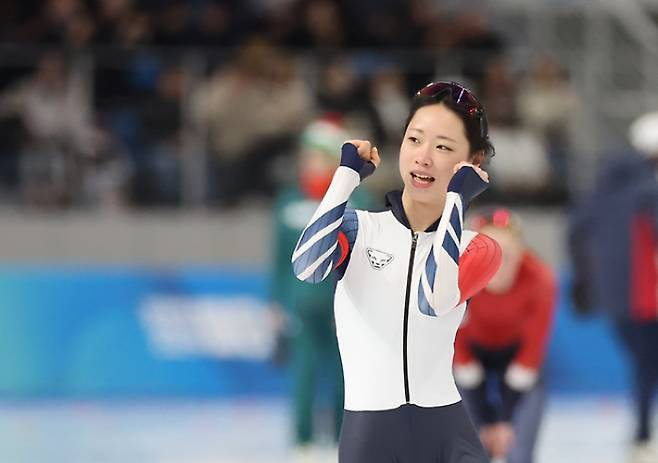 한국 여자 스피드 스케이팅 기대주 임리원. 연합뉴스