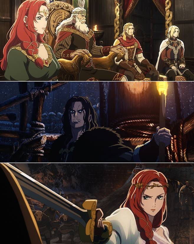 외화 '반지의 제왕: 로히림의 전쟁' 스틸컷. 워너브러더스 코리아㈜ 제공