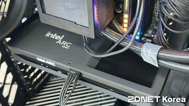 인텔 아크 B580 테스트 환경. (사진=지디넷코리아)