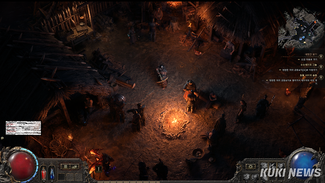 카카오게임즈 ‘패스 오브 엑자일2’ 1장 클리어펠 야영지. 인게임 화면 캡처