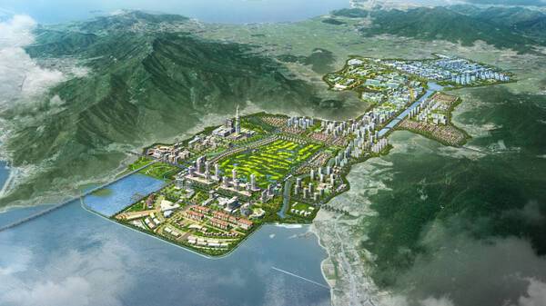 인천경제자유구역청이 인천경제자유구역(IFEZ) 확대를 추진 중인 강화 남단 조감도. 인천경제청 제공