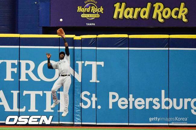[사진] 뉴욕 양키스 시절 에스테반 플로리얼. ⓒGettyimages(무단전재 및 재배포 금지)