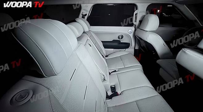 사진 : 현대차 팰리세이드 하이브리드 9인승 실내 (출처=우파TV)