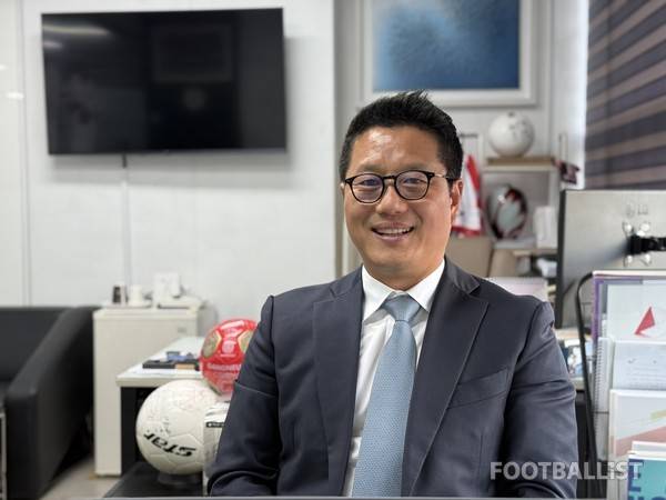 박한동 한국대학축구연맹 회장 후보자. 윤효용 기자