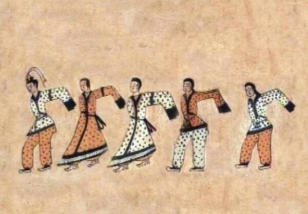 고구려 고분벽화 무용총. 본인 제공
