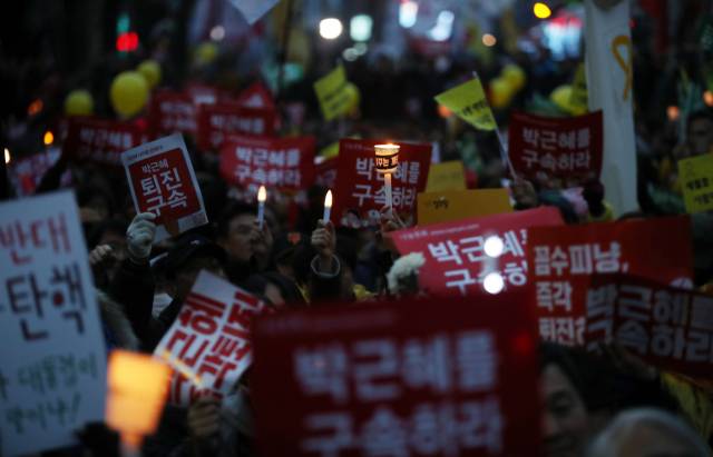 ▲ 2016년 12월 3일 6차 박근혜 퇴진 집회. ⓒ연합뉴스