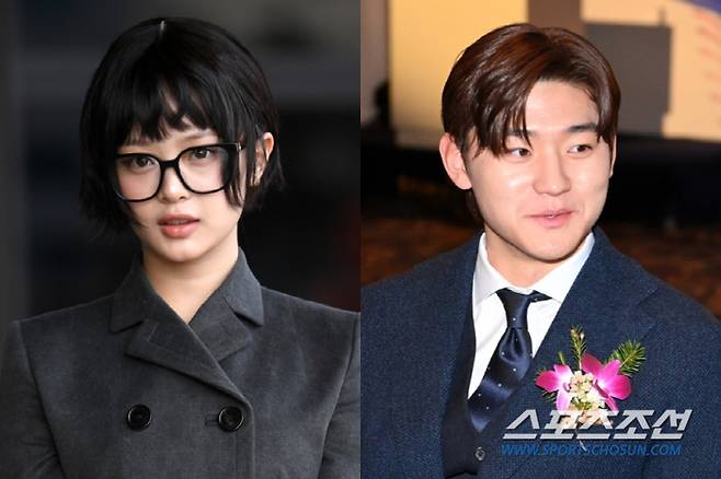 뉴진스 멤버 하니(왼쪽), KIA 타이거즈 김도영. 스포츠조선DB