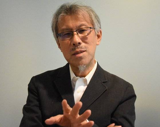 지난 13일 고하리 스스무 시즈오카 현립대 교수가 중앙일보와 인터뷰를 하고 있다.오누키 도모코 특파원