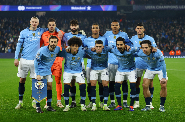 맨체스터 시티 선수들. 사진=REUTERS=연합뉴스 제공