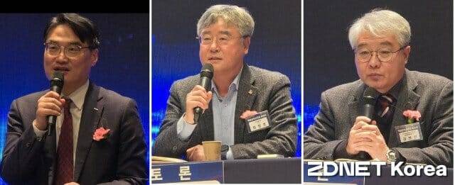 왼쪽부터 KAT 유성택 대표, 인애이블퓨전 최창호 CTO, 한국핵융합에너지연구원 강보선 핵융합정책센터장.