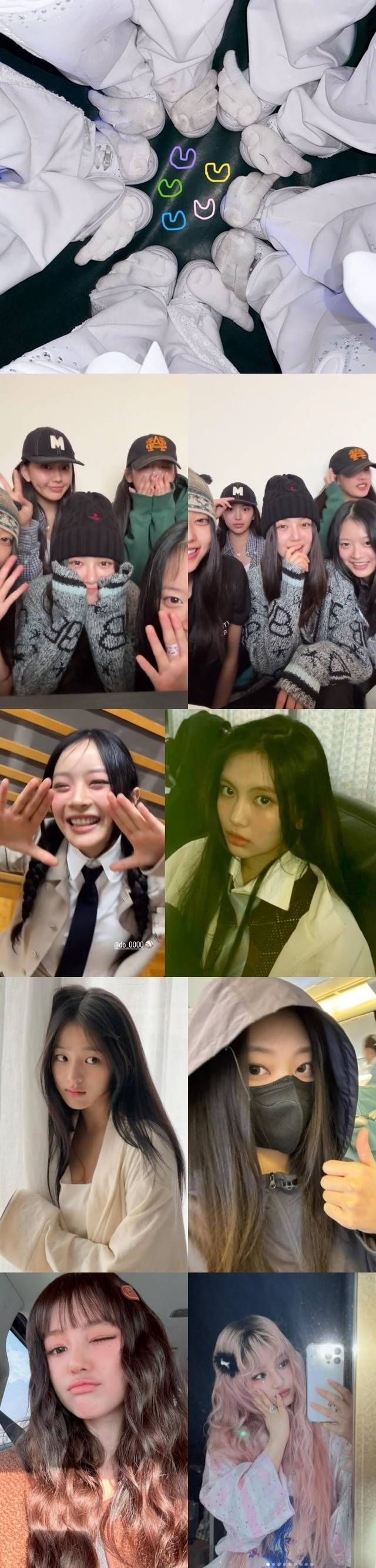 그룹 뉴진스 멤버 5명 / 뉴진스 인스타그램