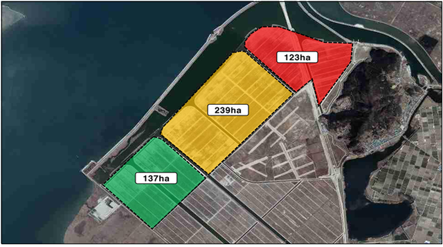 새만금 복합곡물전문생산단지 임대구역(7-1공구). 농림축산식품부