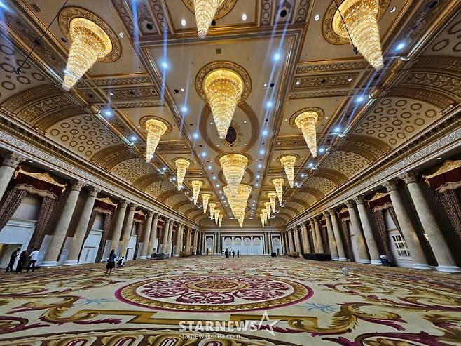 'AAA 2024' 레드카펫이 펼쳐질 예정인 로얄 주빌리 볼룸(Royal Jubilee Ballroom) /사진=스타뉴스