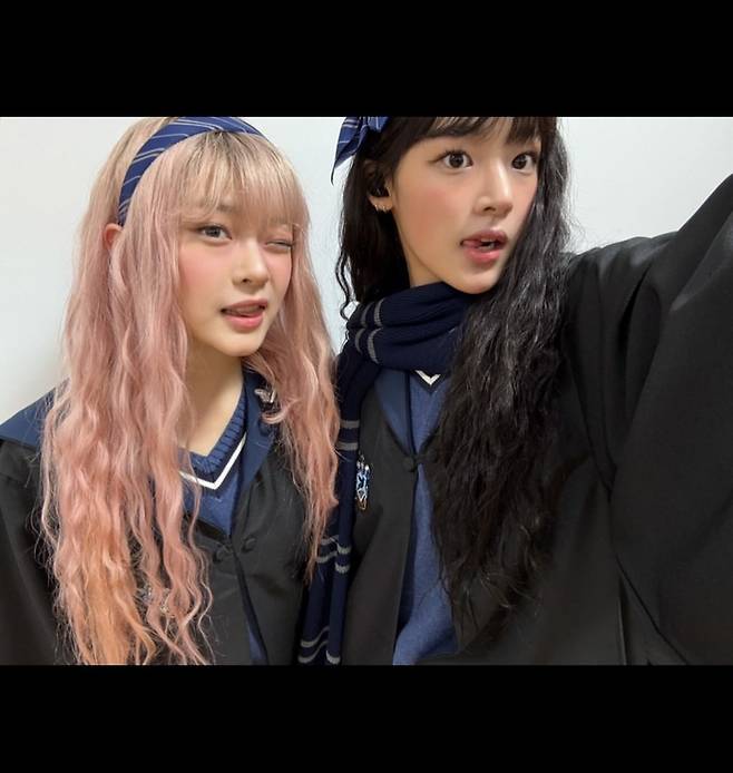 뉴진스 하니(왼쪽)와 민지. 인스타그램 캡처.