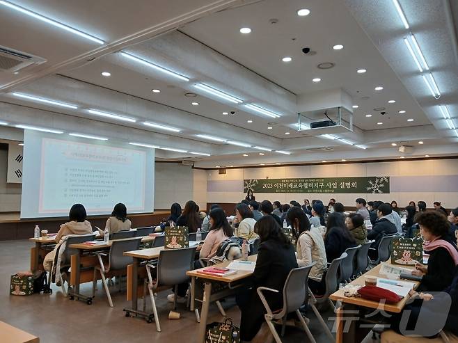 18일 이천시청에서 진행된 '내년도 이천미래교육협력지구 사업설명회' 모습.(교육지원청 제공)