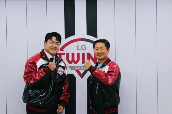 LG 장현식(왼쪽). /사진=LG 트윈스 제공