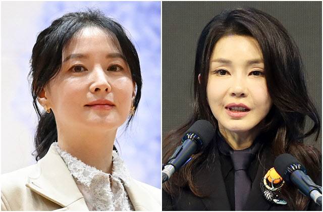배우 이영애 씨(왼쪽), 윤석열 대통령 부인 김건희 여사 (사진=뉴시스)