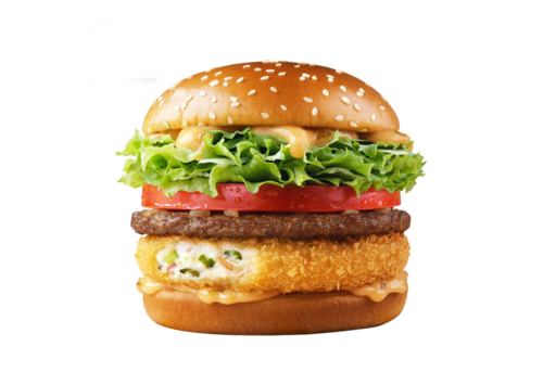 ‘진도 대파 크림 크로켓 버거’. 맥도날드