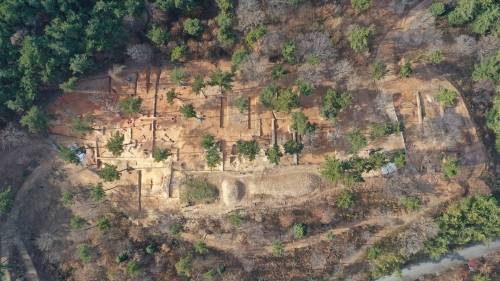 마한유적 군산 미룡동 고분군. 군산시 제공