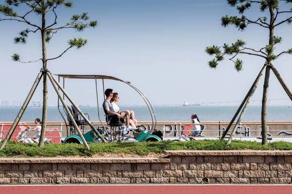 영종 씨사이드파크 레일바이크. 경기일보 DB