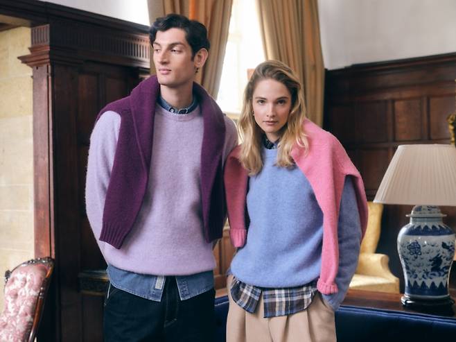 헤지스 쉐기독 니트 /사진=LF