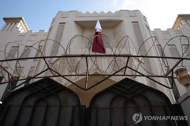 시리아 주재 카타르 대사관 [AFP 연합뉴스. 재판매 및 DB 금지]