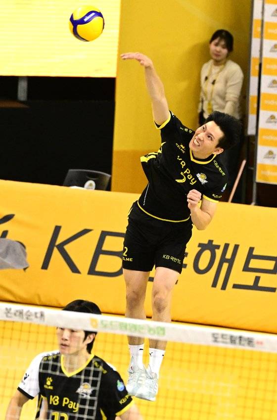 남자배구 KB손해보험 세터 황택의. 사진 한국배구연맹